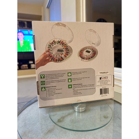 GMS Automatic Pill Dispenser – Standard Edition – M112 – 28 Slot Timer - Picture 2 of 6